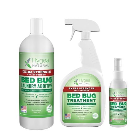 HYGEA NATURAL Extra Strength Bed Bug Treatment Combo Pack EXTC-2613X